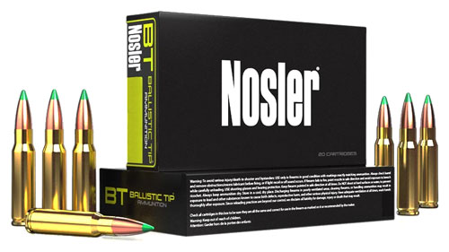 NOSLER BT 308 WIN 125GR BALLISTIC TIP 20RD 10BX/CS - for sale