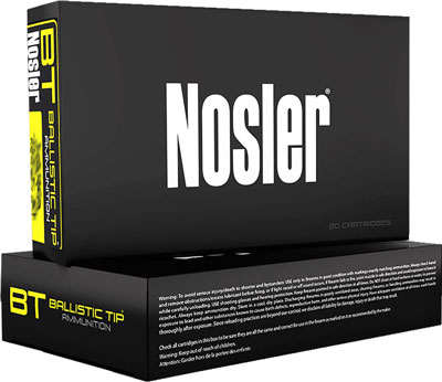 NOSLER BT 6.5CM 140GR BALLISTIC TIP 20RD 10BX/CS - for sale
