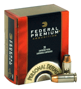 FEDERAL PREMIUM 40 SW 165GR HYDRA-SHOK JHP 20RD 25BX/CS - for sale