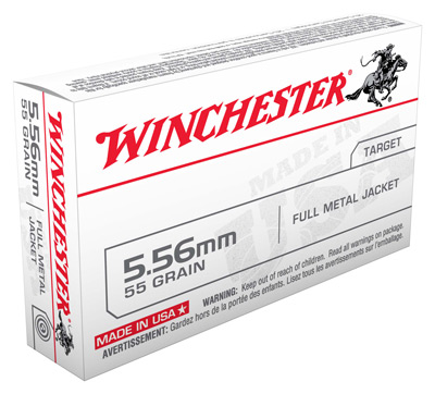WIN AMMO USA 5.56X45/223 REM. 55GR. FMJ 20-PACK - for sale