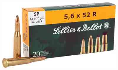 S&B 22 SAVAGE HI-POWER 5.6X52R 70GR JSP 20RD 25BX/CS - for sale