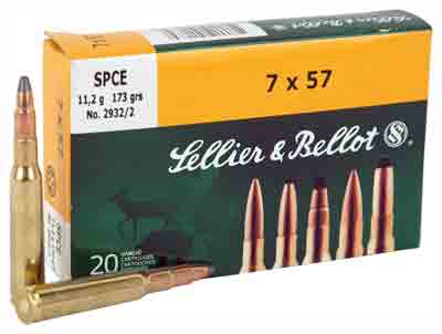 S&B 7X57MM MAUSER 173GR SPCE 20RD 20BX/CS - for sale