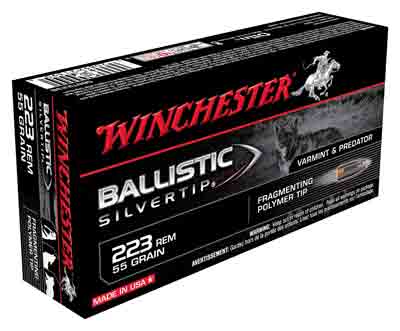 WINCHESTER SUPREME 223 55GR BALL SILVER-TIP 20RD 10BX/CS - for sale