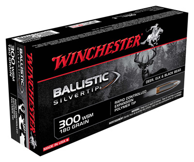 WINCHESTER SUPREME 300WSM 180G BALL SILVER TIP 20RD 10BX/CS - for sale