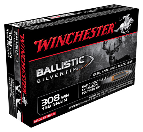 WINCHESTER SUPREME 308 168GR BALL SILVER TIP 20RD 10BX/CS - for sale