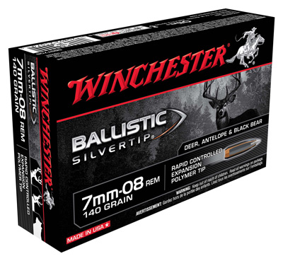 WINCHESTER SUPREME 7MM-08 140G BALL SILVER TIP 20RD 10BX/CS - for sale