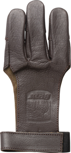 BEAR ARCHERY LEATHER SHOOTING GLOVE 3-FINGER AMBIDEXTROUS LG - for sale