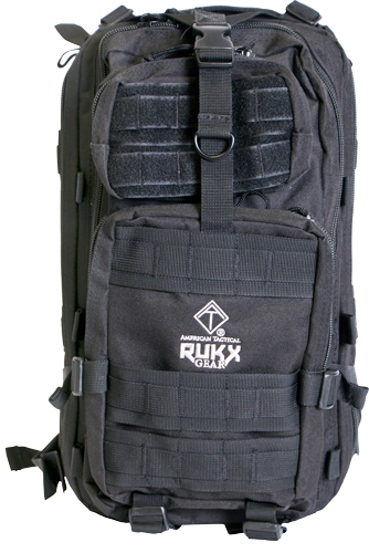 RUKX GEAR TACTICAL 1 DAY BAG BLACK (12/CASE) - for sale