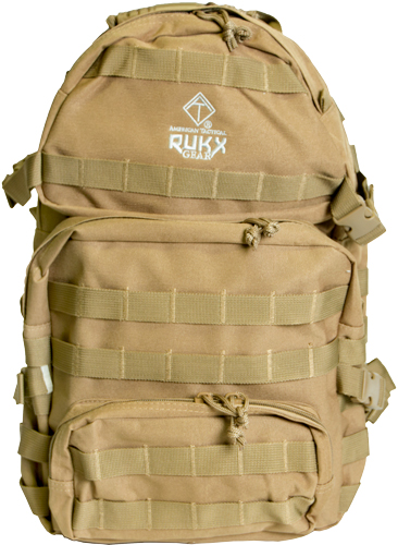 RUKX GEAR TACTICAL 3 DAY BACKPACK TAN (6/CASE) - for sale