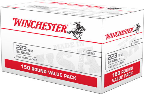 WINCHESTER USA LC AMO 223 REM 55GR FMJ 150RD (4 BOX CASE) - for sale