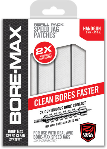 REAL AVID BORE MAX SPEED JAG PATCHES 4" S - for sale