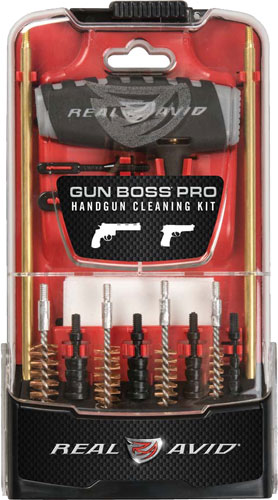 REAL AVID GUN BOSS PRO HANDGUN CLEANING KIT 15-PIECE - for sale