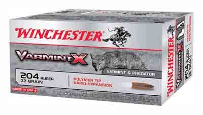 WINCHESTER VARMINT-X 204 RUGER 32GR POLYMER TIP 20RD 10BX/CS - for sale