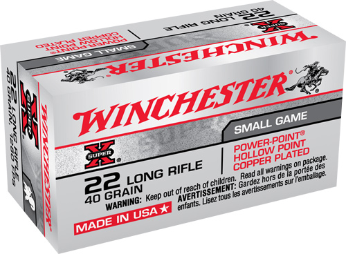 WINCHESTER SUPER X AMO 22LR 40 GR POWER POINT CP 2... - for sale