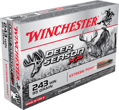 WINCHESTER DEER XP 243WIN 95GR JSP 20RD 10BX/CS - for sale