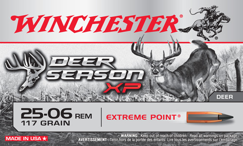 WINCHESTER DEER XP 25-06REM 117GR XP PLY 20RD 10BX/CS - for sale