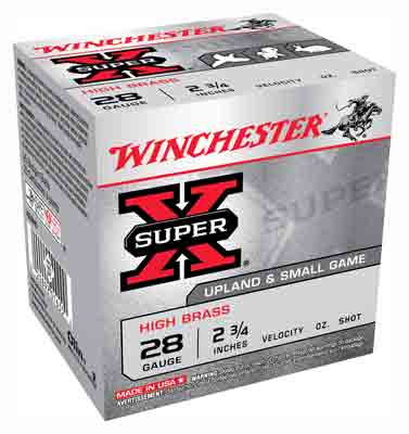 WINCHESTER SUPER X  AMO 28GA 2 3/4IN 1OZ #5 HB 25R... - for sale