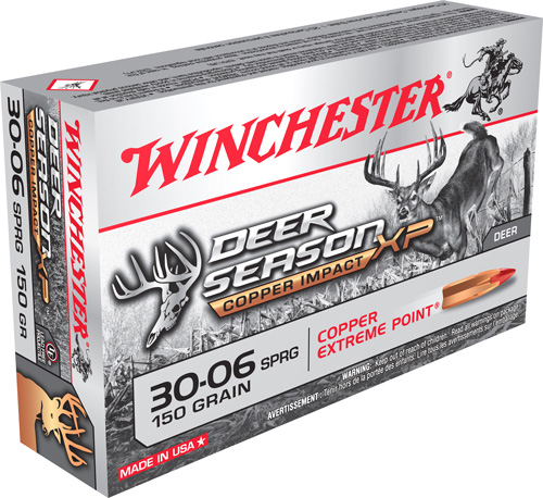 WINCHESTER DEER XP 30-06 SPFLD 150GR CPPR IMP 20RD 10BX/CS - for sale