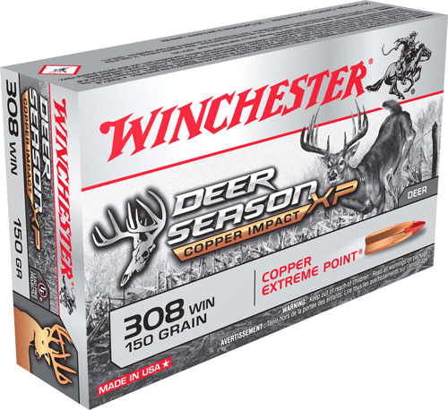 WIN AMMO DEER XP .308 WIN. 150GR XP COPPER IMPACT 20-PACK - for sale