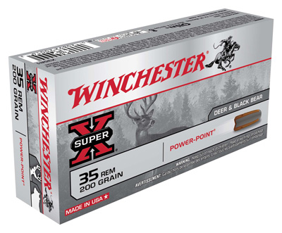 WINCHESTER SUPER-X 35 REM 200GR POWER POINT 20RD 10BX/CS - for sale