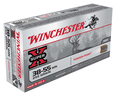 WINCHESTER SUPER-X 38-55 WIN 255GR JSP-FN 20RD 10BX/CS - for sale