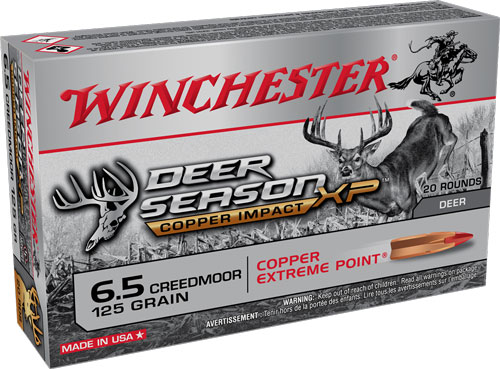 WINCHESTER DEER XP 6.5CM 125GR COPPER IMPACT 20RD 10BX/CS - for sale