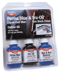 B/C DELUXE PERMA BLUE/TRU-OIL COMPLETE FINISHING KIT - for sale