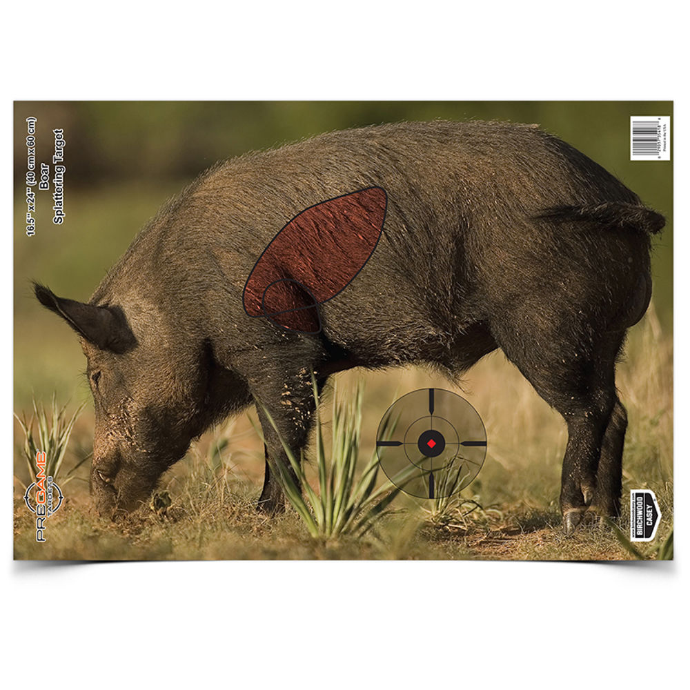 birchwood casey - Pregame - PREGAME 16.5IN X 24IN BOAR 3 TARGET for sale