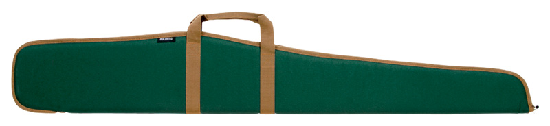 BULLDOG SHOTGUN CASE 52" GREEN W/ TAN TRIM 5/8" PADDING - for sale