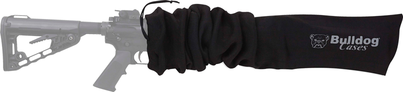 BULLDOG GUN SOCK 45"X6" BLACK TACTICAL RIFLE - for sale