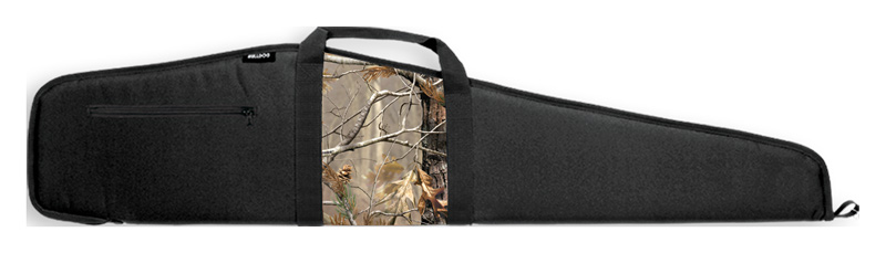 BULLDOG DELUXE RIFLE CASE 48" BLACK W/ APHD CAMO PANEL - for sale