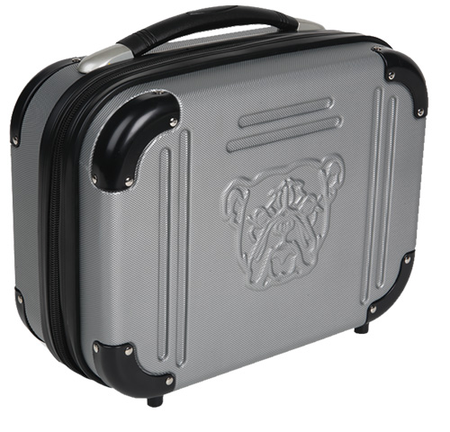 BULLDOG POLYCARBONATE PISTOL CASE W/ TSA COMO LOCK GREY 9" - for sale