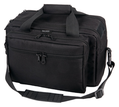 BULLDOG CASE XLARGE DLX RANGE BAG BLK W PISTOL RUG (5 PER CASE) - for sale