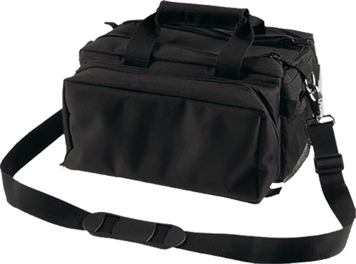 BULLDOG DELUXE RANGE BAG BLACK HEAVY DUTY NYLON WATER RESIST - for sale