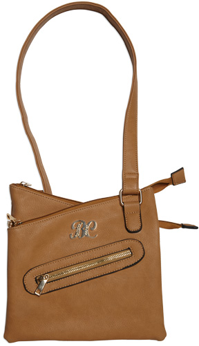 BULLDOG CONCEALED CARRY PURSE CROSS BODY STYLE TAN - for sale