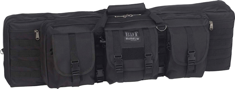 BULLDOG 43" SINGLE TACTICAL CS 3 LARGE ACCESS POCKETS BLACK - for sale