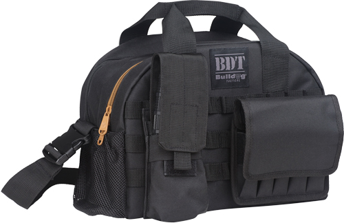 BULLDOG CASE TACTICAL RANGE BAG W/ MOLLE MAG POUCHES BLACK (5 PER CASE) - for sale