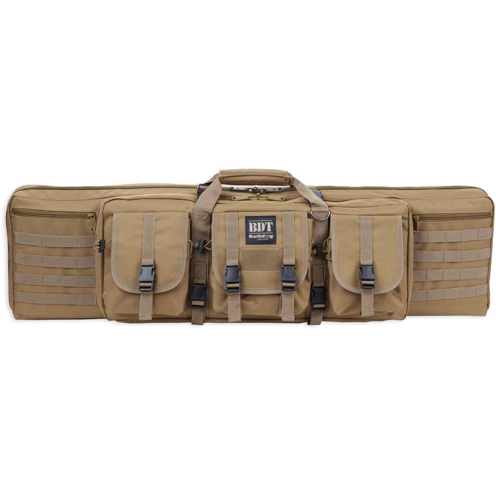 BULLDOG 36" SINGLE TACTICAL CS 3 LARGE ACCESSORY POCKETS TAN - for sale