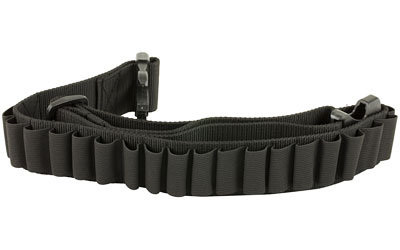 BULLDOG SHOTGUN AMMO BELT HOLDS 20 SHELLS ADJUSTABLE BLK - for sale