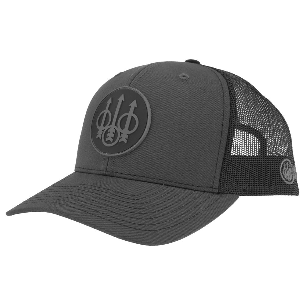 BERETTA CAP JS TRUCKER CIRCLE PATCH MESH BACK CHARCOAL/BLACK - for sale