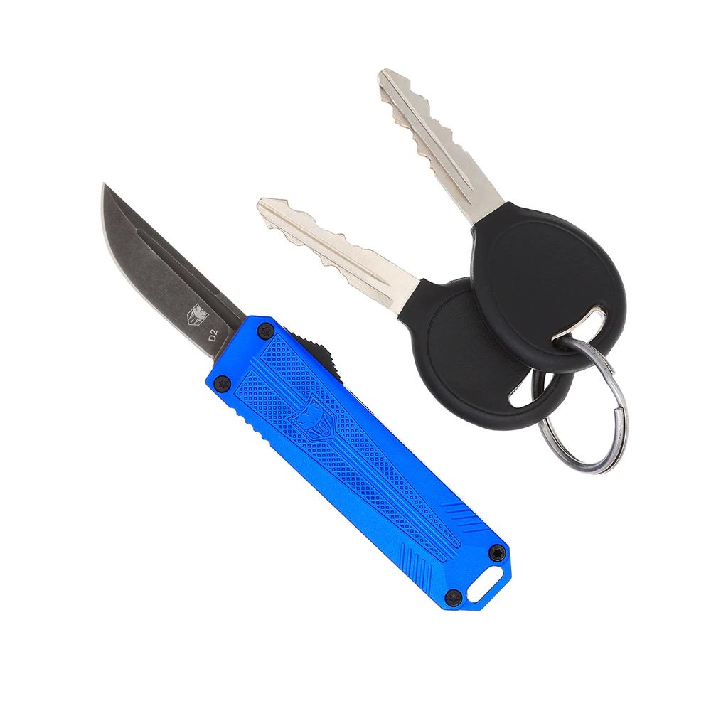 cobratec knives - CALI929TBBLUDNS - CALIFORNIA OTF 929TB BLUE DROP NOT SERR for sale