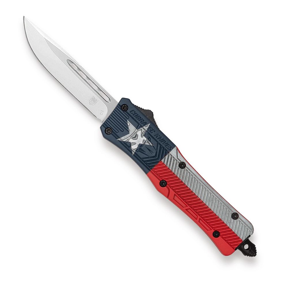 cobratec knives - MTXCTK1MDNS - MED TEXAS FLAG CTK-1 DROP NOT SERR for sale