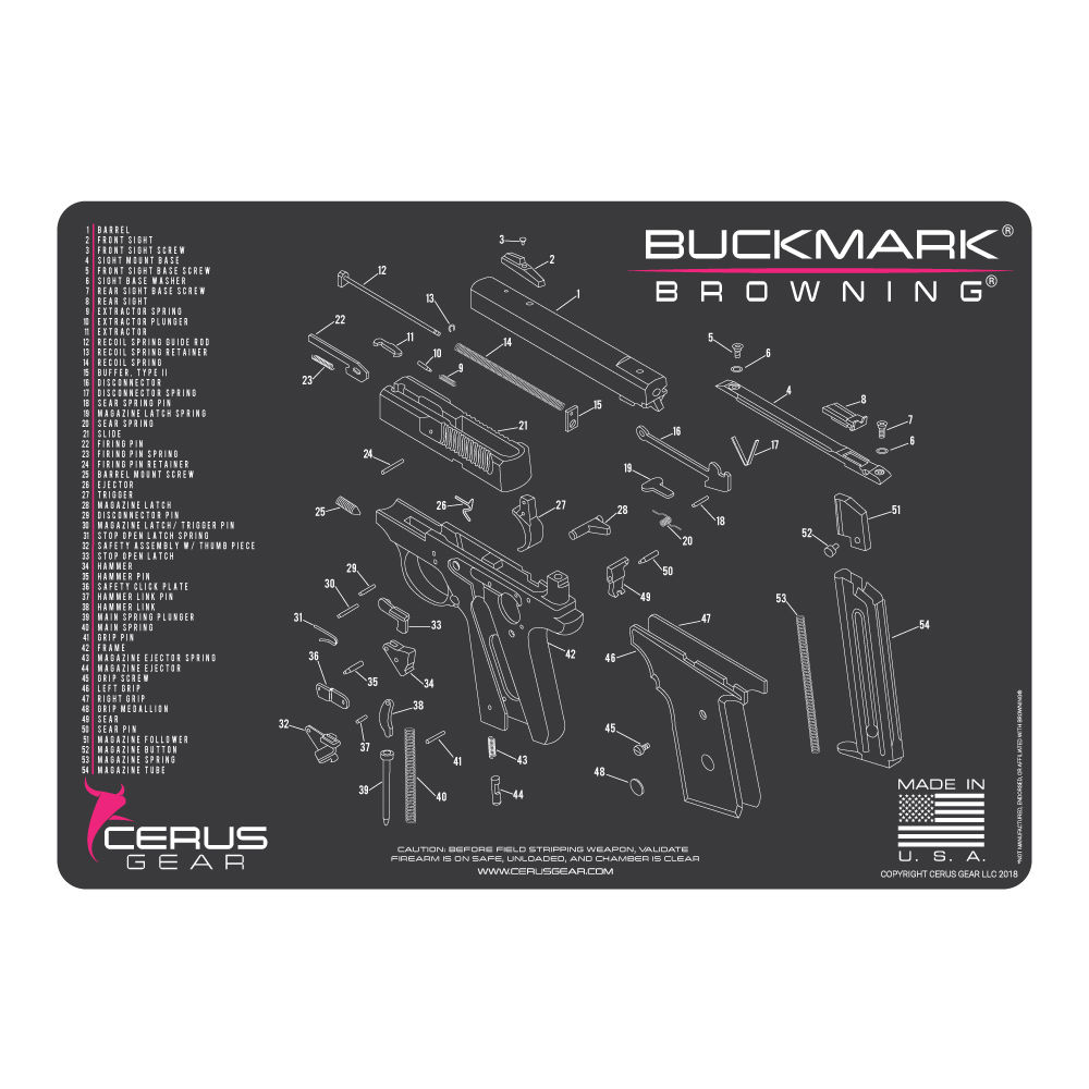 cerus gear - HMBRNBUCKSCHPNK - BROWNING BUCKMARK PINK for sale