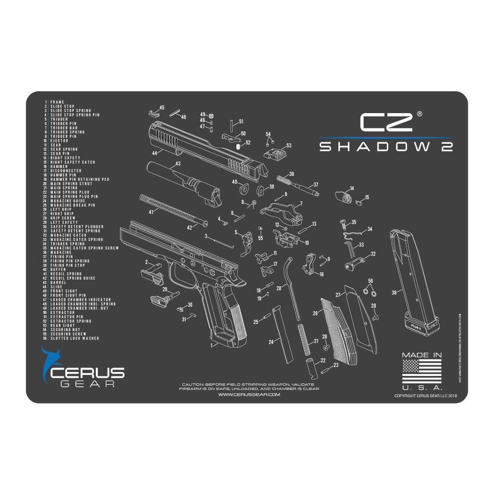 cerus gear - HMCZSHDWSCHGRY - CZ SHADOW 2 CHAR GRY for sale