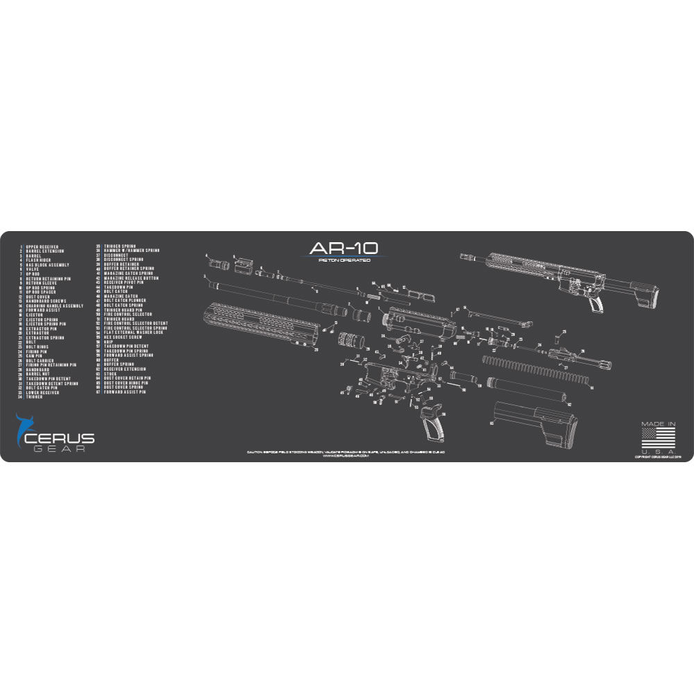 cerus gear - RMAR10SCHGRY - AR10 SCHEMATIC RIFLE CHARCOAL GRAY for sale