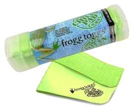 FROGG TOGGS COOLING TOWEL ORIGINAL CHILLY-PAD LIME GREEN - for sale