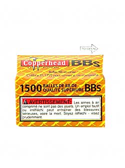 crosman - Copperhead - CPRHEAD BBS 4MM CPR COATED 5GR 1500 CT for sale