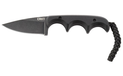 CRKT MINIMALIST BLACK DROP POINT NECK KNIFE 2.16" W/SHTH - for sale