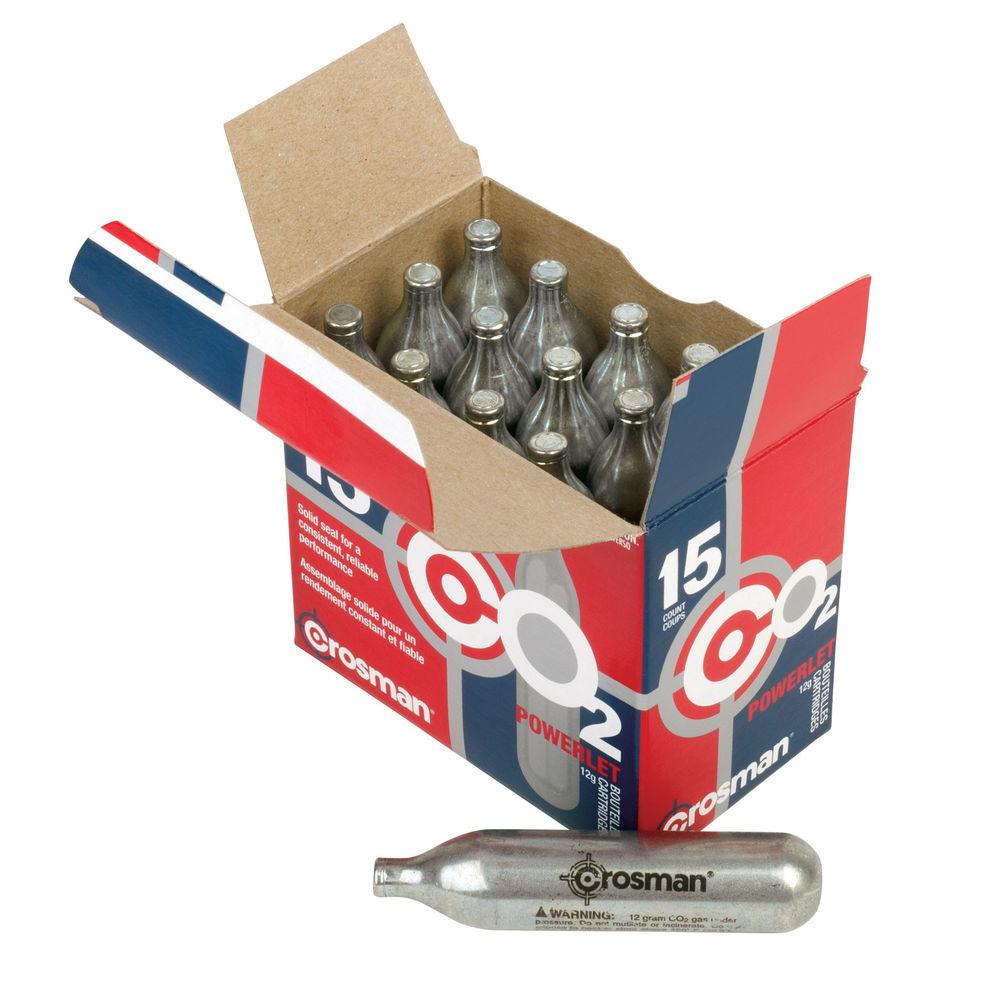 CROSMAN CO2 CARTRIDGE 15/CT - for sale