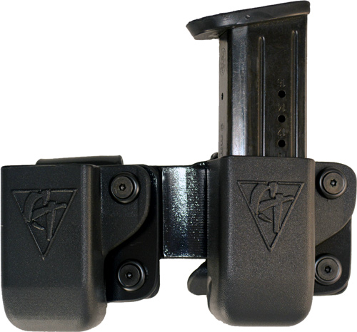 COMP-TAC TWIN MAG POUCH BELT CLIP LSC #12 FOR M&P 9/40 BLK! - for sale